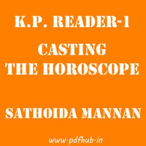 K.P. Reader-1 Casting The Horoscope